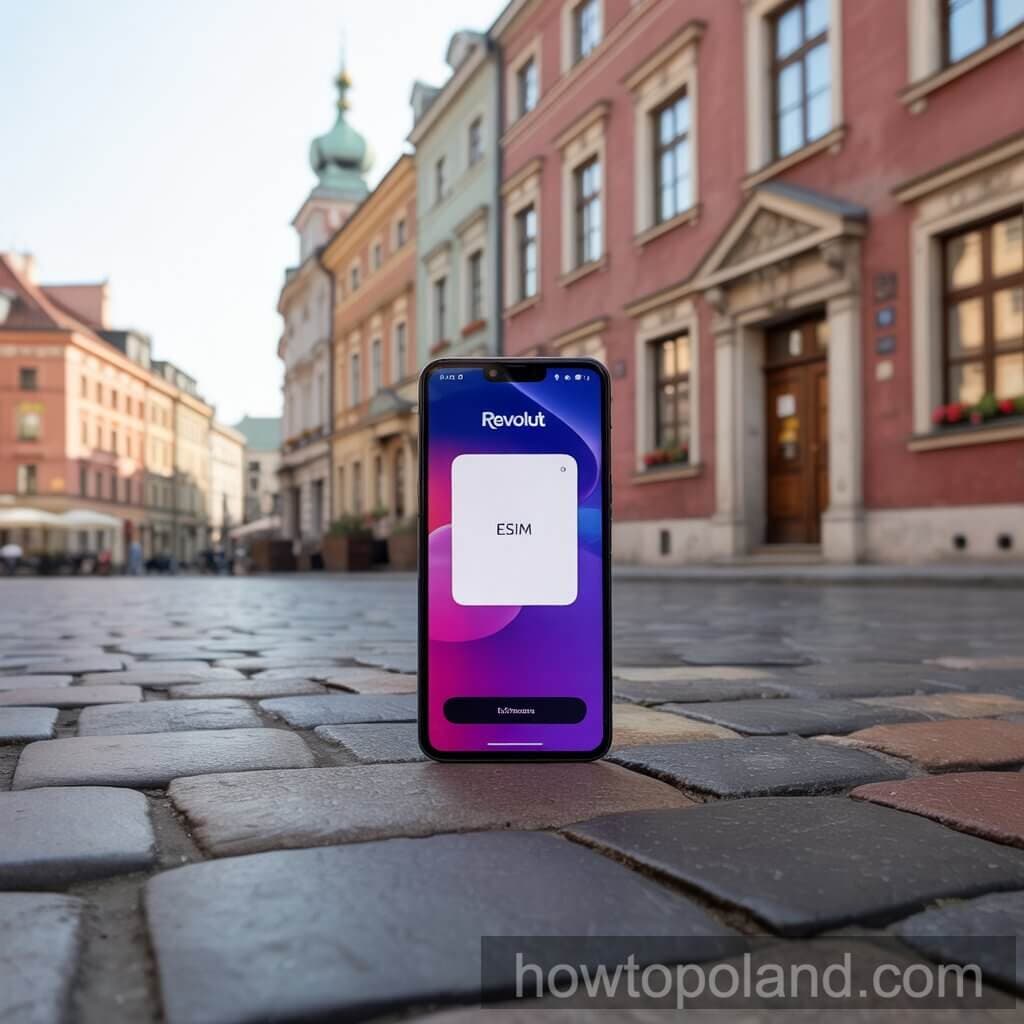 Smartphone showing eSIM activation screen